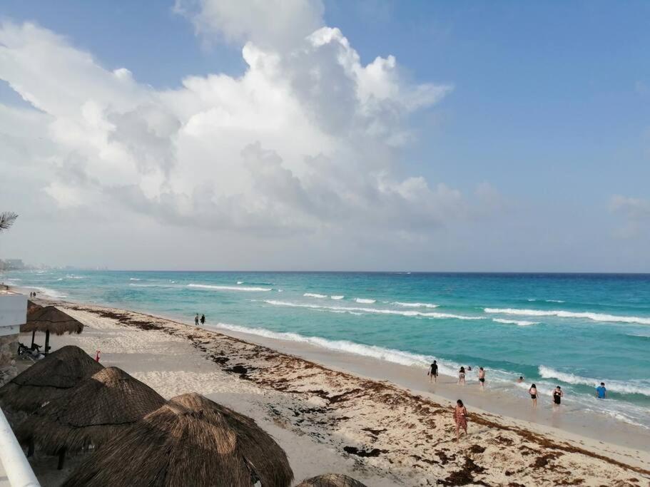 Confortable Depa En Condominio Frente Al Mar! Cancún Exteriér fotografie